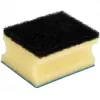 Sponge VILEDA Rectangular Fiber, hand-wash, yellow/black/blue, pack of 3