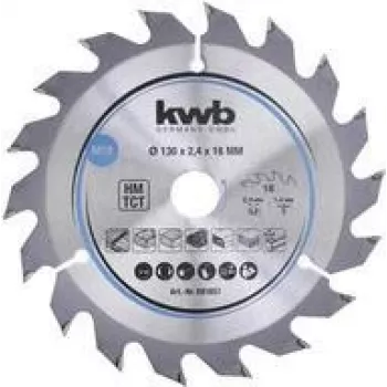 Circular Saw Blade KWB 581857 13 cm for Hardwood Plastic Plywood Softwood