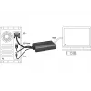 Video Cable Adapter DeLOCK 62597 0.25m HDMI Type A VGA D-Sub 3.5mm USB Type-A Black