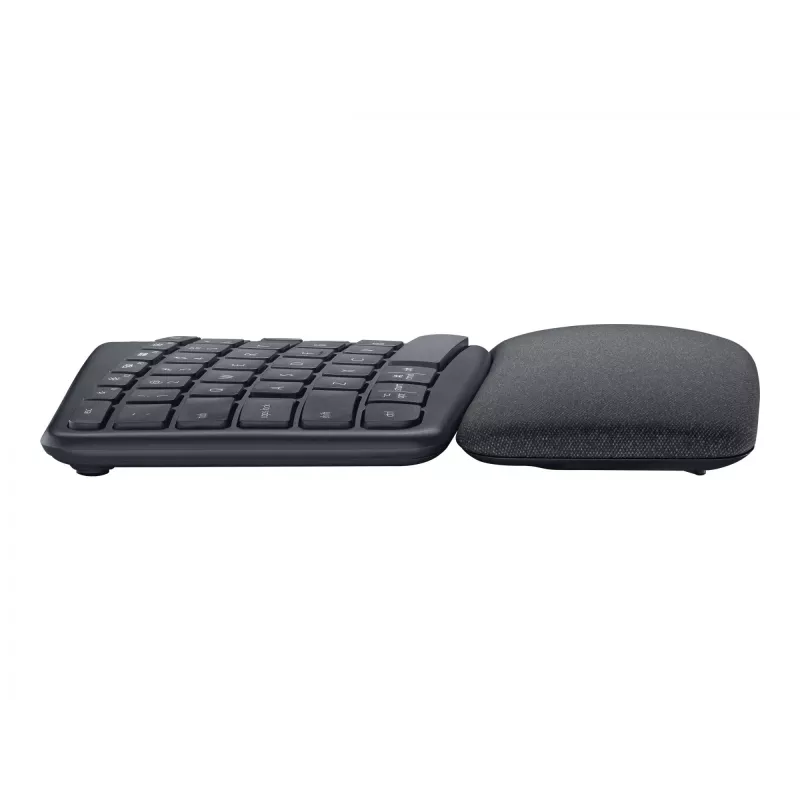 Logitech ERGO K860 - Keyboard - Wireless - 2.4 GHz, Bluetooth 5.0 - QWERTY - Spanish - Graphite