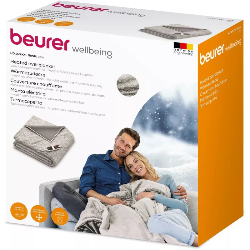 Beurer HD 150 XXL heated blanket, washable, 6 heat settings
