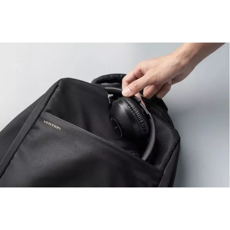 Headset Vention NBBB0 SoundMate S11 — wireless Bluetooth 5.3 ear-hook headphones, charging case 400 mAh, up to 20 h, black