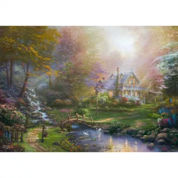 1000-piece jigsaw puzzle Schmidt Spiele Thomas Kinkade Studios 'The Perfect Mother's Day' – 1000 pcs