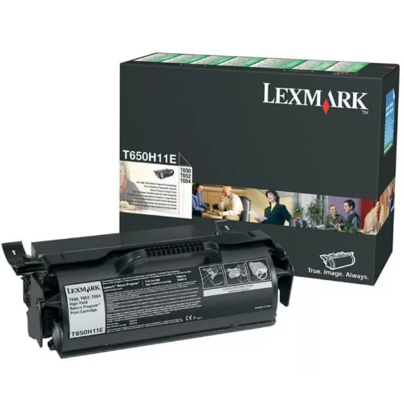 Toner Lexmark T650H11E XL Black 30000 pages