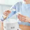 Tabletop nebulizer Omron C28P with 10 ml/min capacity, 2.65 µm particle size, white, dimensions 265×195×143 mm