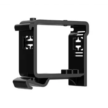 DIN holder Ajax ASP black for rail mounting, model 51170.132.BL