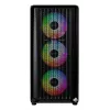 Montech X5M (B) Micro Tower PC case — Micro‑ATX/Mini‑ITX, 3x120mm front, 1x120mm rear, supports ATX PSU, 2x3.5 inch + 4x2.5 inch, Black