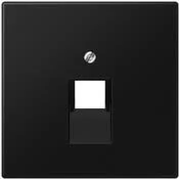 Wall plate / switch cover Jung LS969-1UASWM, plastic, screwless design, single gang