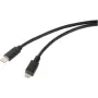 Renkforce USB Cable USB 2.0 USB-C® Plug, USB-Micro-B Plug 1.00 m Black Round RF-5719754 (RF-5719754)