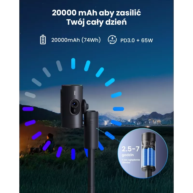 Power Bank with Tripod P0X1