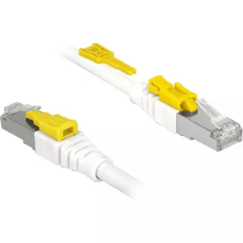 Networking Cable DeLOCK 85330 RJ-45 Cat6a 0.5m White