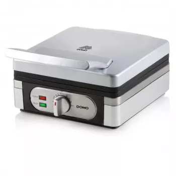 Waffle Maker Domo DO 9047 W 2 waffle(s) 1400 W Silver