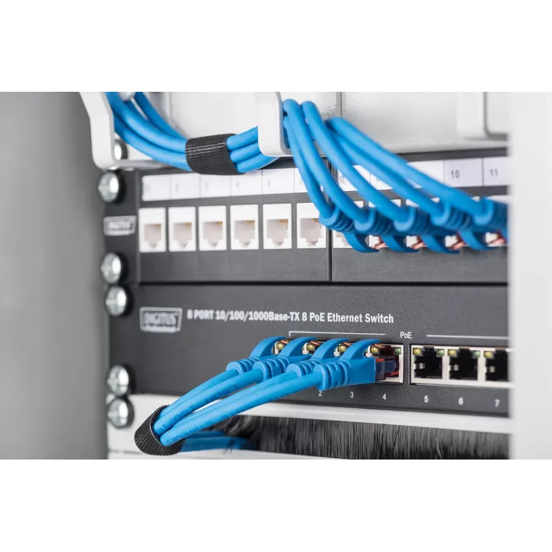 Cable management Digitus DN-10 ORG-1/2U
