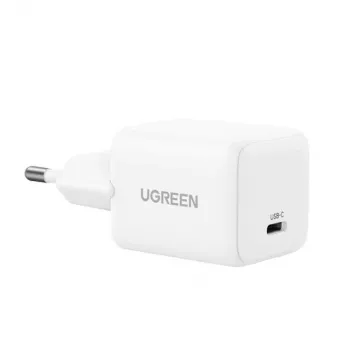 UGREEN Charger Nexode N Series X513 30W GaN USB-C single-port fast charger, 100–240V, white