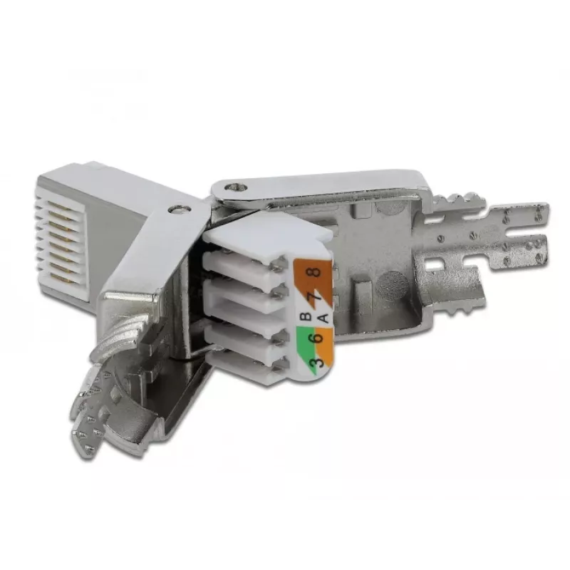 Wire Connector DeLOCK 86476 RJ-45 Grey