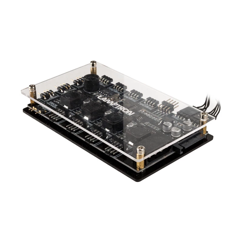 Lamptron SM436 PCI fan and RGB LED controller, black