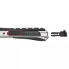 Snap-off blade knife Wedo 787009 Black Silver