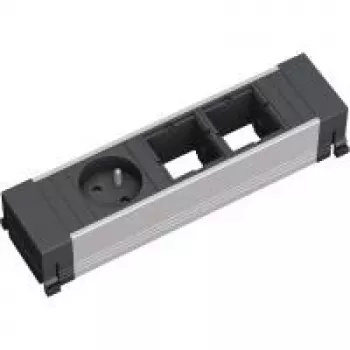 Power Extension Bachmann 916.003 0.1m 1 AC Outlet Black