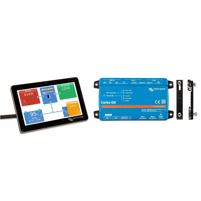 5-inch GX Touch 50 display by Victron Energy — touchscreen monitor with Bluetooth connectivity