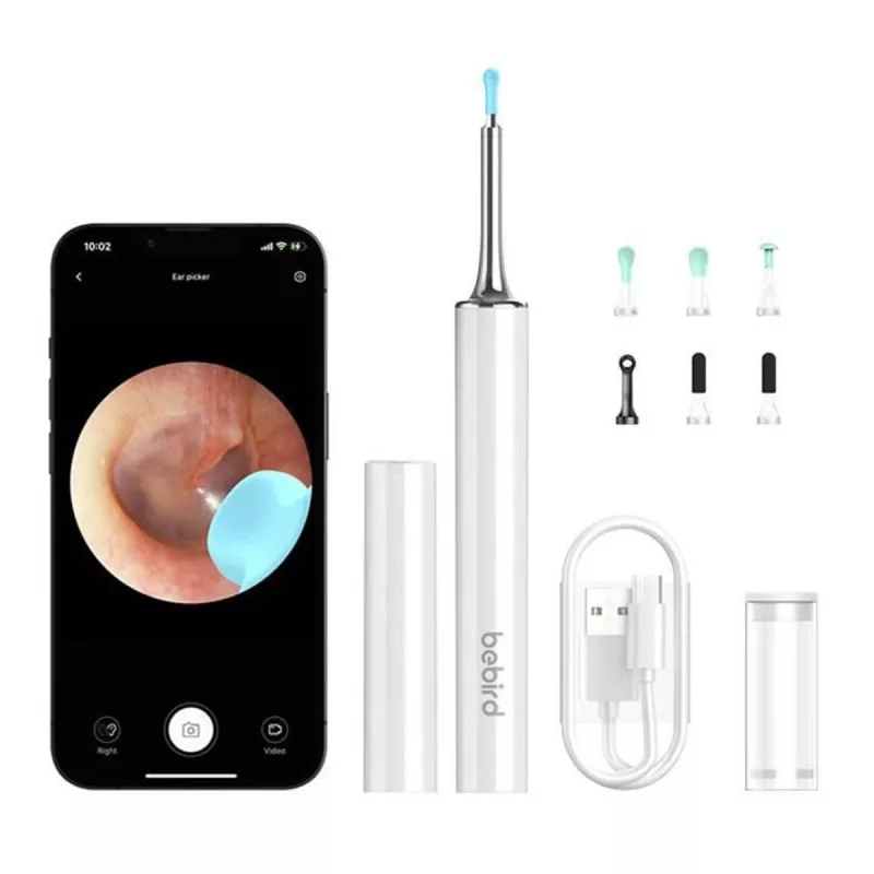 Ear cleaner Bebird T15 Smart Visual White — visual otoscope ear cleaning device