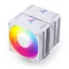 CPU cooler Jonsbo CR-3000E Dual-Tower ARGB White, dual-tower air cooler with ARGB lighting