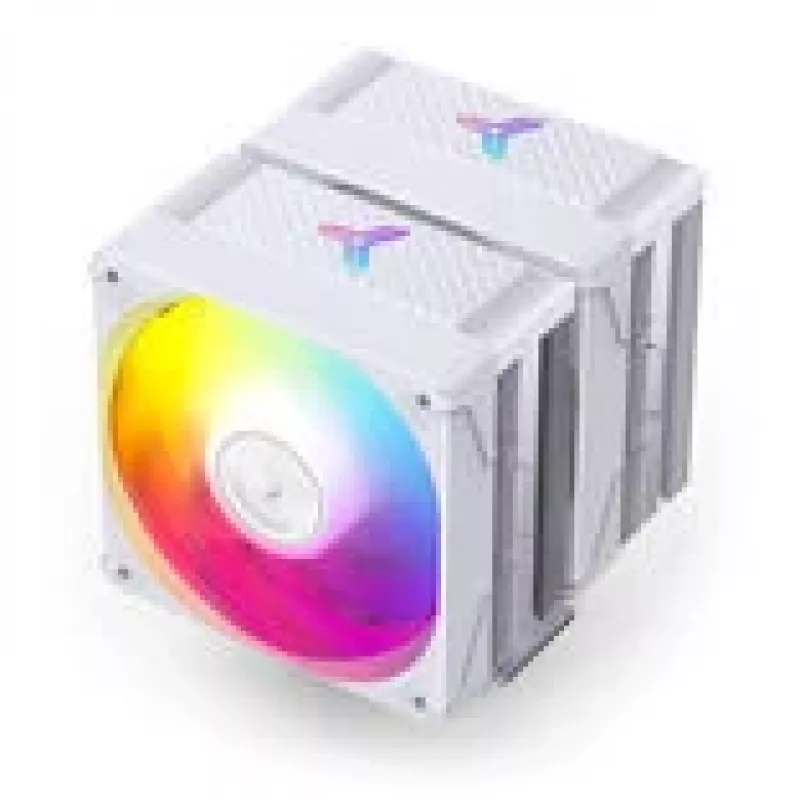 CPU cooler Jonsbo CR-3000E Dual-Tower ARGB White, dual-tower air cooler with ARGB lighting