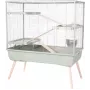 Rabbit cage ZOLUX Neolife 100 XL green — metal/plastic, 990×540×1140 mm, 15 mm rod spacing, for rabbits 10–15.9 kg