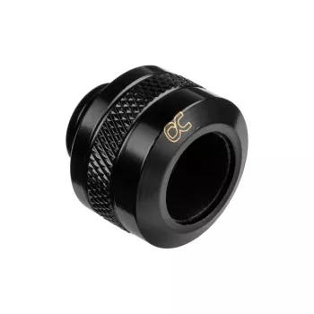 Fitting Alphacool 17471 — brass black, Ø22 mm, height 20 mm