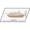 Building set Cobi Abrams M1A2 — 174 pieces, recommended age 6+, beige