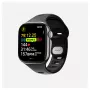 Watch band Nomad Tempo Band Black Rubber, 18 mm width, fits wrists 135–175 mm