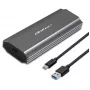 Obudowa | kieszeñ NV2271 na dysk M.2 SSD | SATA | NVMe | USB-C | 2TB