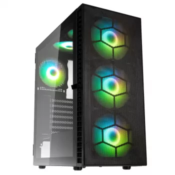Kolink Observatory HF Plus Mesh ARGB Midi-Tower - black