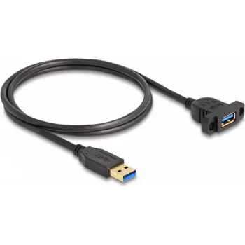 DeLOCK SuperSpeed USB 5 Gbps Cable USB Type-A male to female 1 m black