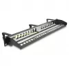 DeLOCK 19 inch Keystone Patch Panel 16 port 1U black
