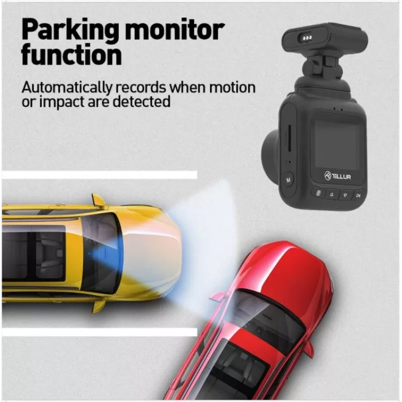 Dash Cam Tellur Dash Patrol DC1 FullHD 1080P Black