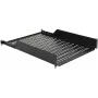 Rack shelf LOGON RAS415BL Black 50 kg capacity 19 inch