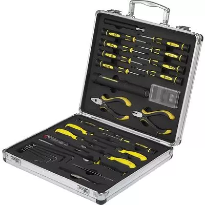 Basetech BT-1954694 DIY, Techniker, electrician tool set in carry case 30-piece