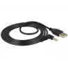Power Cable DeLOCK 85544 USB A 1.5m Black