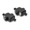 DeLOCK Optical Fiber Coupler MPO female to MPO female black