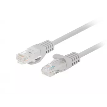Network cable LANBERG PCU5-10CC-0025-S Cat5e U/UTP RJ-45 — 0.25 m, Grey