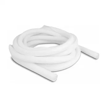 Braided Sleeve DeLOCK 20810 5 m x 19 mm white