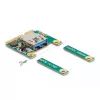 DeLOCK Mini PCIe I/O 1 x USB 2.0 Type-A female full size half size