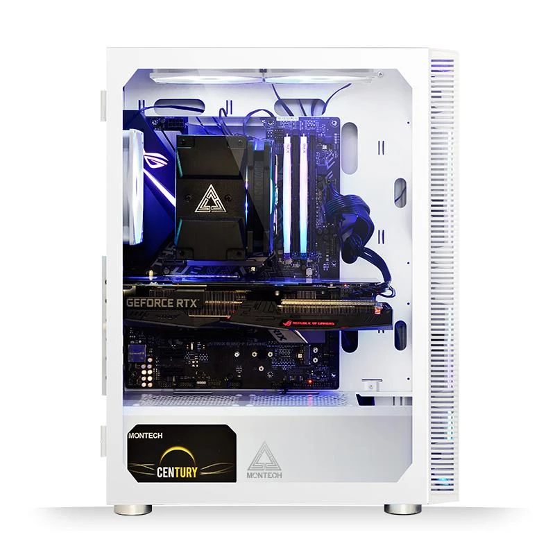 PC Case Montech X3 GLASS Midi Tower White