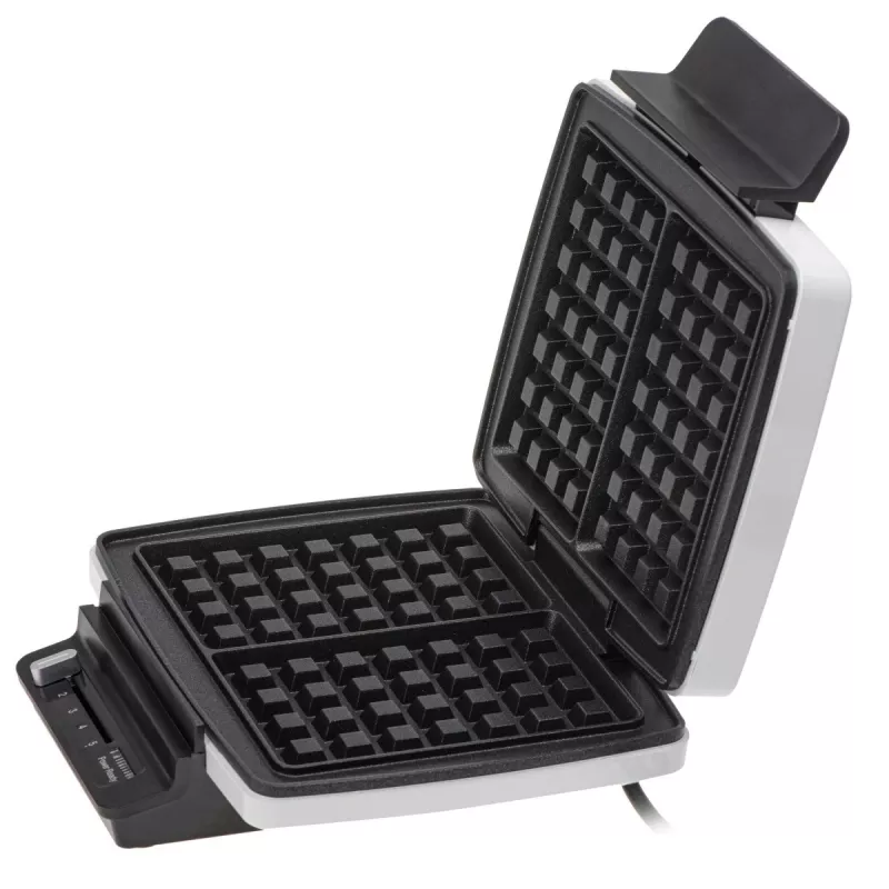 Waffle maker Adler AD 3085 — 1200 W, 2 rectangular waffles 9×13 cm, adjustable temperature, nonstick plates