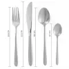 Cutlery set Russell Hobbs BW04303EU7 24 pcs stainless steel – forks, knives, spoons