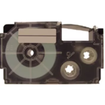 Label printer tape CASIO XR-18WE Black on White 1.8 cm × 8 m