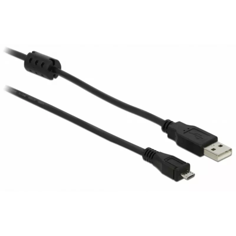USB cable DeLOCK 82335 USB 2.0 2 m USB A Micro-USB B Black