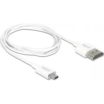 HDMI Cable DeLOCK 85149 1m HDMI Type A to Type D White