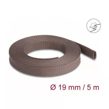 Cable Sleeve DeLOCK 20905 Brown Polyester 1.9 cm Diameter