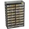 Storage box allit VarioPlus Basic 54 — plastic case with 33 compartments, dimensions B 305